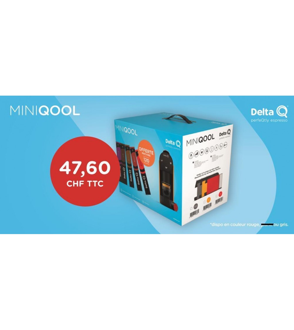 DELTA Q MiniQool grey + 120 capsules